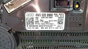 Tablou de bord Audi A5 F5 18-20, afișaj mare, proiecție mph, 111.000 km/h, zgârieturi