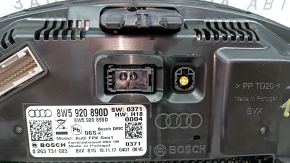 Tablou de bord Audi A5 F5 18-20, afișaj mare, proiecție mph, 111.000 km/h, zgârieturi