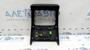 Ornament consolă centrală spate pentru Audi A5 F5 18-25, negru, cu ornamente, zgârieturi