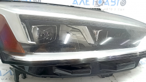 Фара передняя правая в сборе Audi A5 F5 18-19 LED, желтит LED, царапины, под полировку