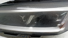 Фара передняя левая в сборе Audi A5 F5 18-19 LED, желтит LED, царапины, под полировку