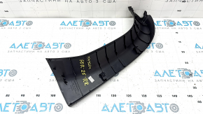 Ornament ușă portbagaj dreapta Subaru Forester 25-26 negru, zgâriat