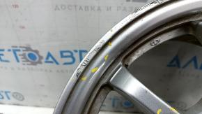 Disc jantă R15x6.5J ET40 Toyota Prius 50 Prime 17-22 nuanță argintie, bordură