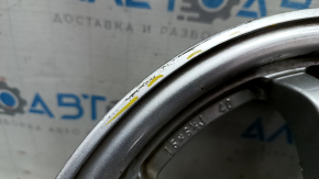 Диск колесный R15x6.5J ET40 Toyota Prius 50 16-22 оттенок серебро, легкая бордюрка