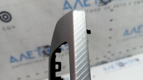 Накладка передней панели левая Audi A5 F5 18-20 aluminum trimaran, коррозия