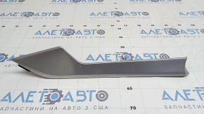 Молдинг обшивки двери передней левой Audi A5 F5 18-25 aluminum trimaran, царапины