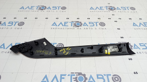 Молдинг обшивки двери передней правой Audi A5 F5 18-19 5D aluminum trimaran, царапины, коррозия