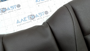 Pernă banchetă spate pentru al doilea rând de scaune Mercedes W167 GLE 20-23, piele maro, perforată, pentru 2 rânduri, încrețită