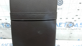 Spătarul scaunelor din spate, rândul 2, central, Mercedes W167 GLE 20-26, piele maro, pentru 2 rânduri, curățabil chimic