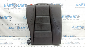 Spătarul scaunelor din spate, rândul 2, dreapta, Mercedes W167 GLE 20-26, piele maro, perforată, curățabil chimic