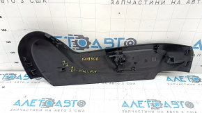 Ornamente scaun șofer stânga pentru Toyota Prius 50 Prime 17-22, negre, acționate electric, zgârieturi