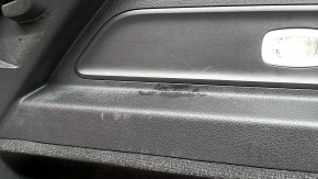Ornament arc stânga Mercedes W167 GLE 20-26 gri închis, pentru 2 rânduri, cu lampă, cu plasă, zgârieturi, plasă întinsă