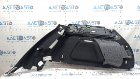 Ornament arc stânga Mercedes W167 GLE 20-26 gri închis, pentru 2 rânduri, cu lampă, cu plasă, zgârieturi, plasă întinsă