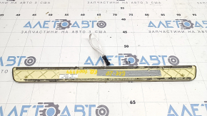 Ornament prag ușă dreapta față, Mercedes W167 GLE 20-26, cromat, cu iluminare din spate, zgârieturi