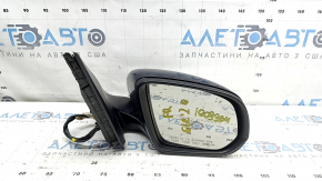 Зеркало боковое правое в сборе Mercedes W167 GLE 20-25 8+8+4 поворотник, подогрев, подсветка, BSM, камера, синее, потерто