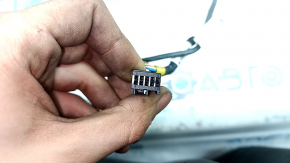 Зеркало боковое правое в сборе Mercedes W167 GLE 20-25 8+8+4 поворотник, подогрев, подсветка, BSM, камера, синее, потерто