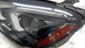 Фара передняя левая в сборе Mercedes W167 GLE 20-23 LED с уплотнителем, царапины, под полировку, желтит LED