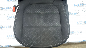 Сиденье водительское Ford Escape MK4 23-26 электрическое, без airbag, ткань черная с белой строчкой, под чистку