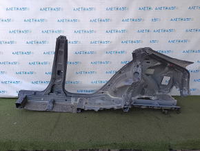 Четверть крыло задняя правая Toyota Prius 50 19-22 под BSM, отпилена с центральной стойкой, графит
