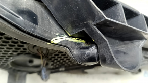 Lentilă far dreapta față Toyota Venza 21-24 XLE Limited, cu suport, nisip, suporturi rupte, crăpătură, LED îngălbenit