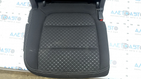 Задний ряд сидений 2 ряд правое Ford Escape MK4 23-26 без airbag, ткань черная, белая строчка, под чистку, порвано, потерто, царапины, вмятина