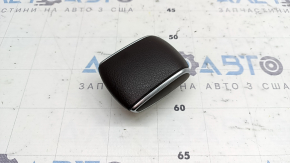 Ornamente cotiere consolă centrală Mercedes W167 GLE 20-24, piele maro cu crom