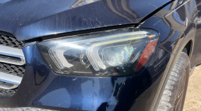 Фара передняя левая в сборе Mercedes W167 GLE 20-23 LED с уплотнителем, царапины, под полировку, желтит LED