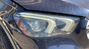 Фара передняя правая в сборе Mercedes W167 GLE 20-23 LED с уплотнителем, царапины, под полировку, желтит LED