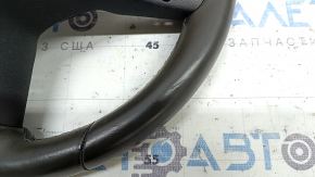 Volanul este gol, Mercedes W167 GLE 20-23, piele gri închis, fără încălzire, necesită curățare chimică, piele crăpată, zgârieturi