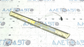 Ornament prag ușă stânga față exterior Mercedes W167 GLE 20-26 cromat cu iluminare din spate, zgârieturi, izolație cablu ruptă