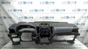 Торпедо передняя панель с AIRBAG Ford Edge 19-24 черная start-stop, потерта