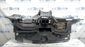 Торпедо передняя панель с AIRBAG Ford Edge 19-24 черная start-stop, потерта