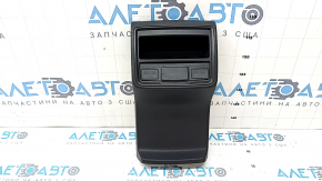 Ornamente consolă centrală spate Subaru Forester 25-26, negre, cu buzunar, zgârieturi