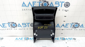 Ornamente consolă centrală spate Subaru Forester 25-26, negre, cu buzunar, zgârieturi