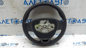 Volan fără perechi de faruri pentru Ford Escape MK4 23-26, piele neagră, fără încălzire, cu suprapunere și butoane