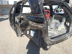 Aripă spate stânga Jeep Grand Cherokee WL 22-26 pe caroserie, neagră, cu proeminențe