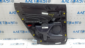 Ornamente ușă spate dreapta Ford Escape MK4 23-26 negru, cotiera din piele neagră, cu mâner negru, zgârieturi, abraziuni