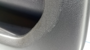 Ornament ușă, placă spate stânga, Ford Escape MK4 23-26, neagră, cotieră, piele neagră, cu mâner, zgârieturi, urme de zgârieturi