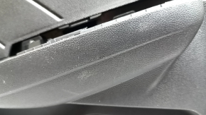 Ornament ușă, placă spate stânga, Ford Escape MK4 23-26, neagră, cotieră, piele neagră, cu mâner, zgârieturi, urme de zgârieturi