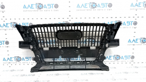Grila radiatorului Audi Q5 8R 09-12 facelift Negru cu ornamente cromate, nou, neoriginal