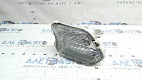 Поворотник левый Ford Escape MK3 17-19 рест, белый с птф, под полировку