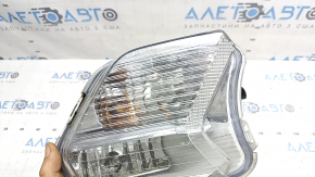 Semnalizator dreapta Ford Escape MK3 17-19, alb cu proiectoare de ceață, lucios