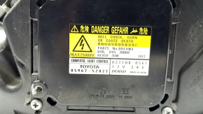 Фара передняя левая в сборе Lexus ES300h ES350 13-15 дорест ксенон + LED DRL, царапины, песок