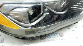 Ansamblu far dreapta față Ford Escape MK3 17-19 restul xenon + lumină LED, lustruit, zgârieturi, pânză de păianjen