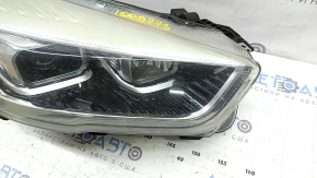 Ansamblu far dreapta față Ford Escape MK3 17-19 restul xenon + lumină LED, lustruit, zgârieturi, pânză de păianjen