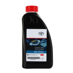 Antigel Toyota 1l roșu, lichid de răcire cu durată lungă de viață, gata preparat