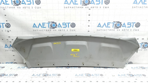 Ornament bară față Ford Escape MK3 17-19 restul barei de protecție argintii, zgârieturi, ciobiri