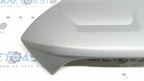 Ornament bară față Ford Escape MK3 17-19 restul barei de protecție argintii, zgârieturi, ciobiri