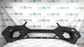 Бампер передний голый Ford Escape MK3 17-19 рест, под парктроники, черный, сколы