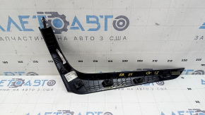 Накладка торпеды правая Ford Escape MK3 17-19 черная глянец, царапины